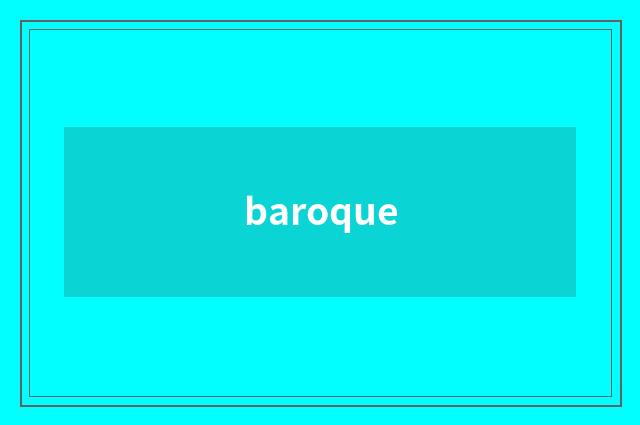 baroque