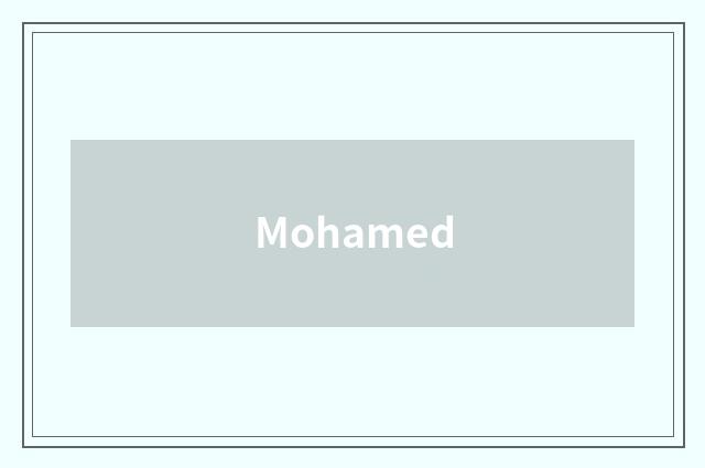 Mohamed