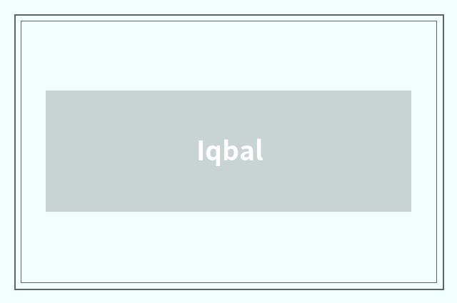 Iqbal