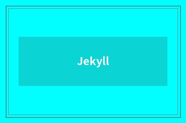 Jekyll