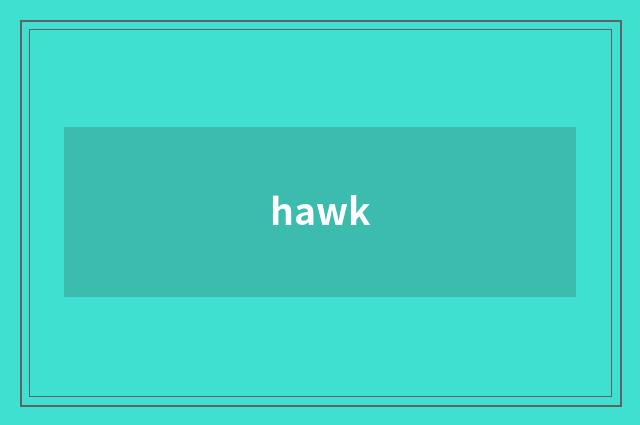 hawk