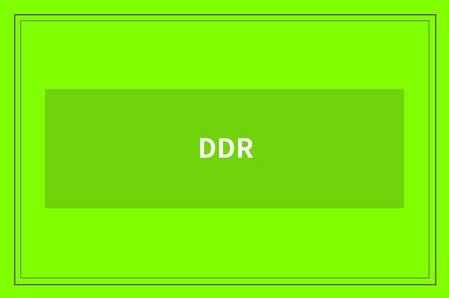 DDR