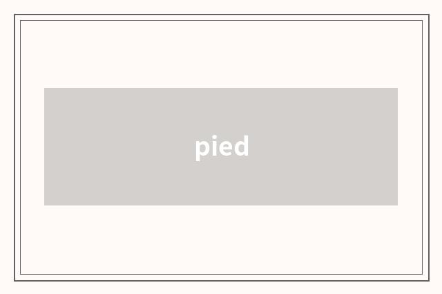 pied