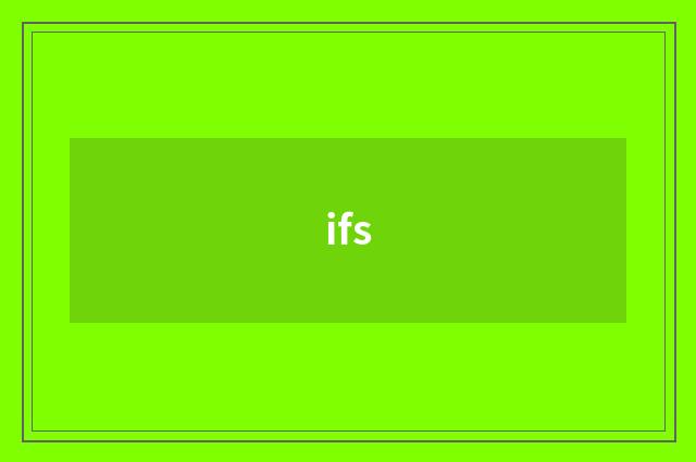 ifs