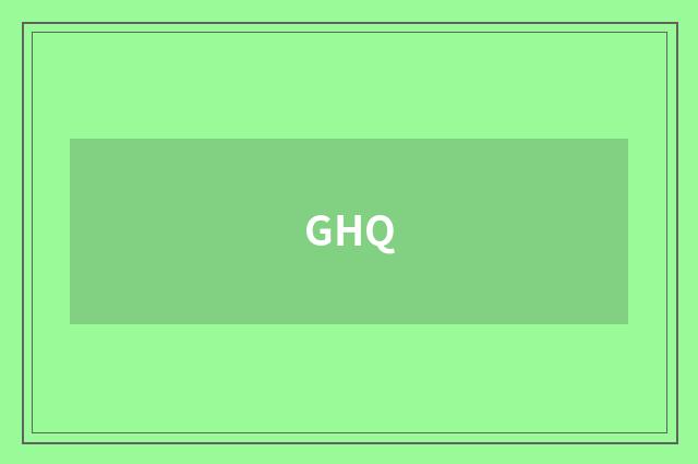 GHQ
