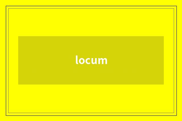 locum
