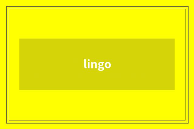 lingo