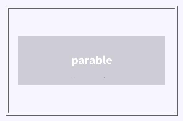 parable