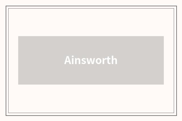 Ainsworth