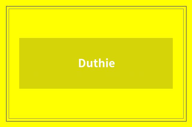 Duthie