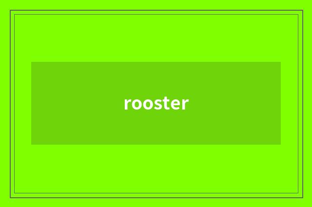 rooster