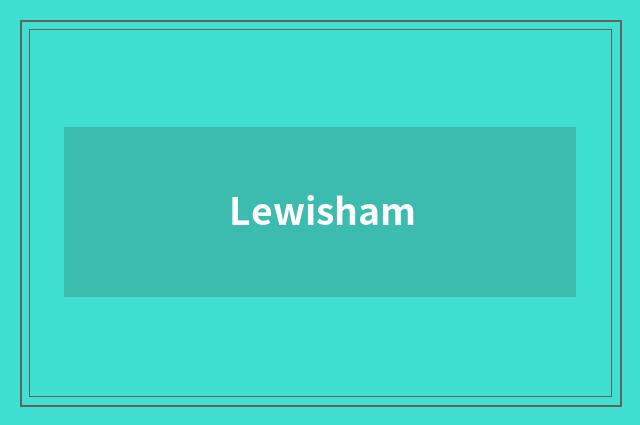 Lewisham