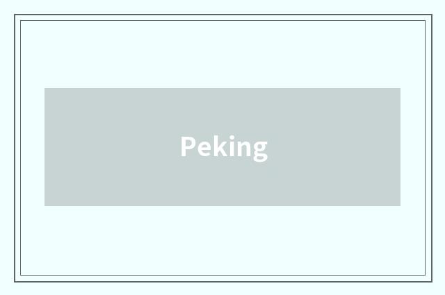 Peking