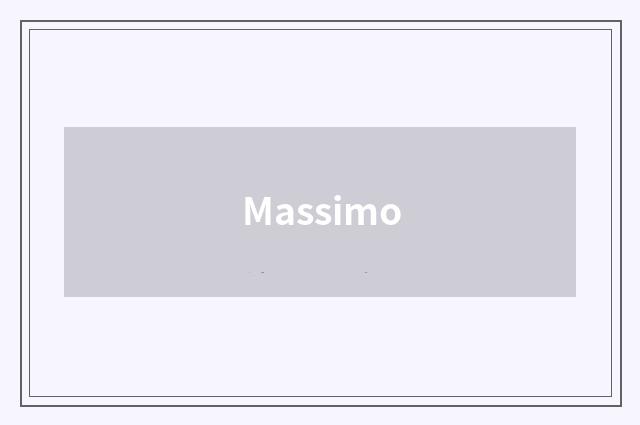 Massimo
