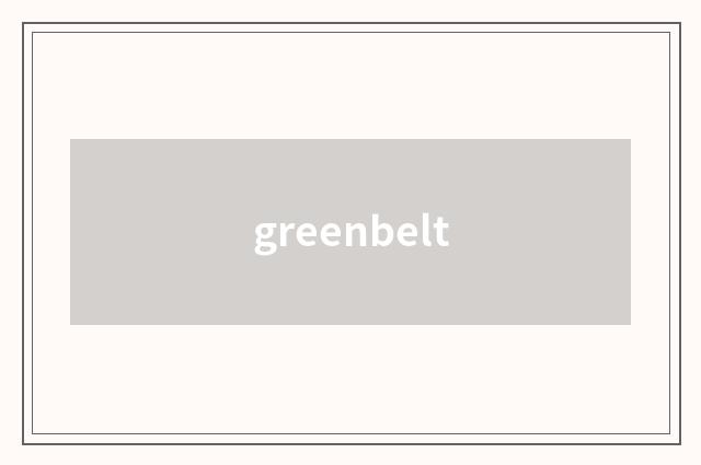 greenbelt