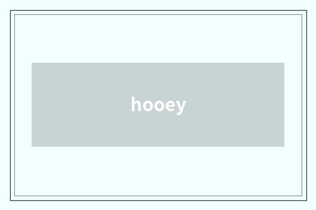 hooey
