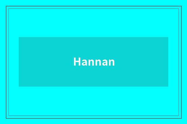 Hannan