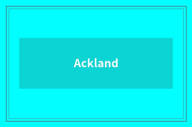 Ackland