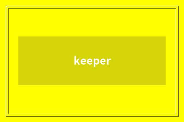keeper