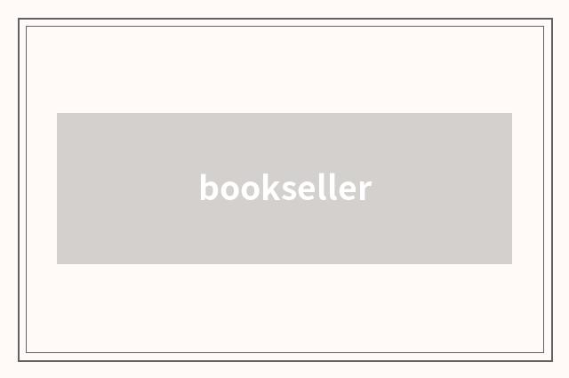 bookseller