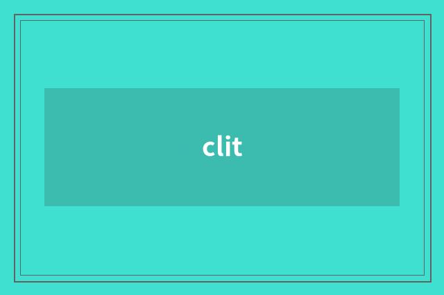 clit