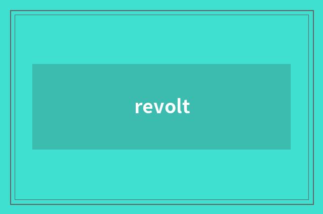revolt