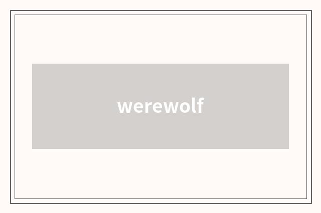 werewolf