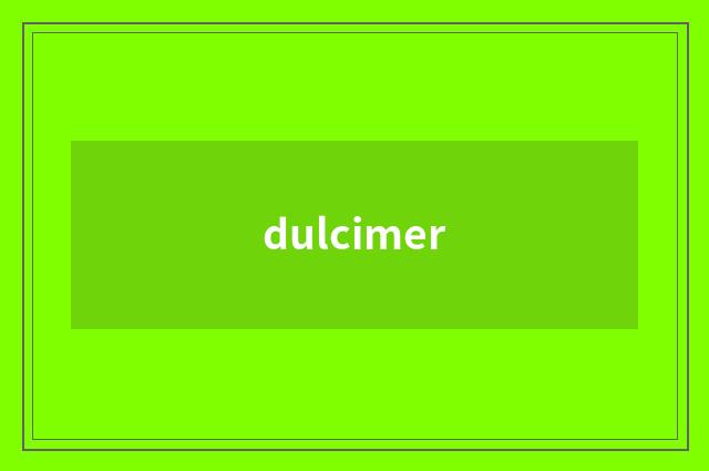 dulcimer