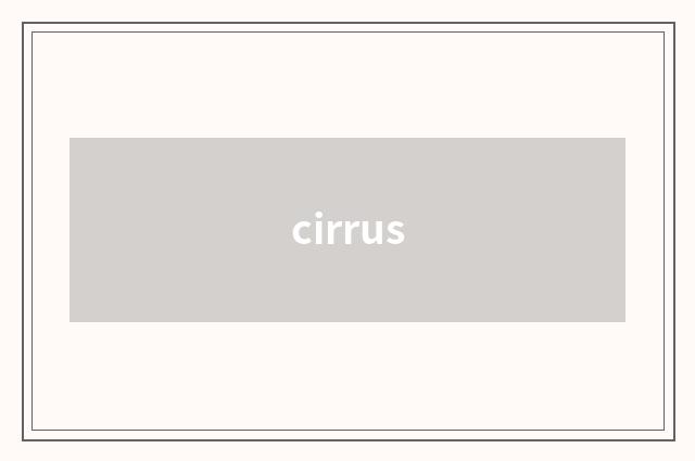 cirrus