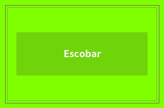 Escobar
