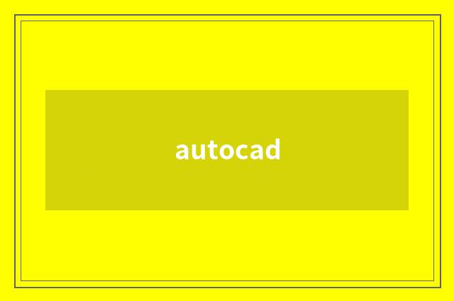 autocad