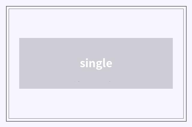 single