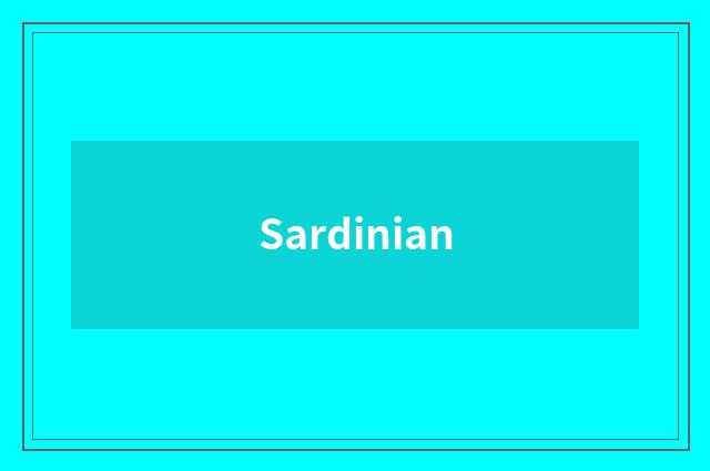 Sardinian
