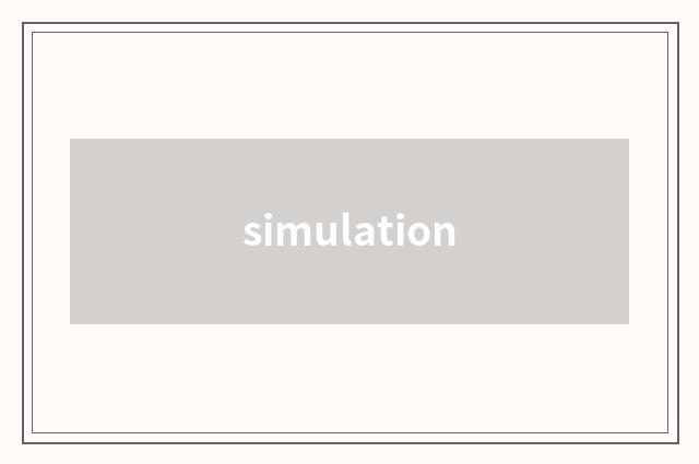 simulation
