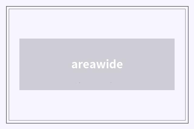 areawide