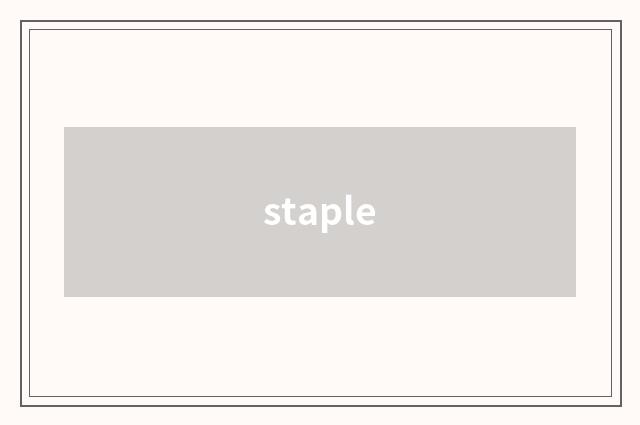 staple
