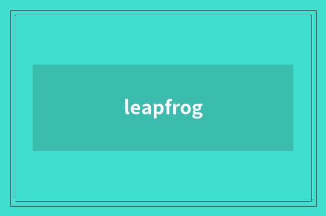 leapfrog