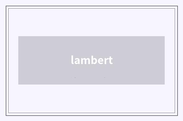 lambert