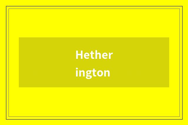 Hetherington