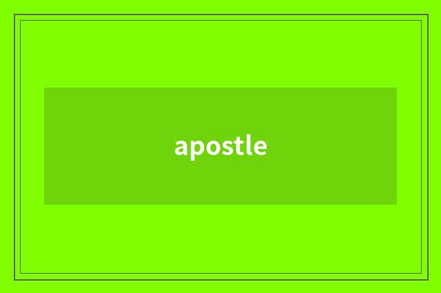 apostle