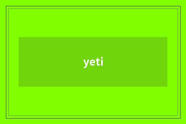 yeti