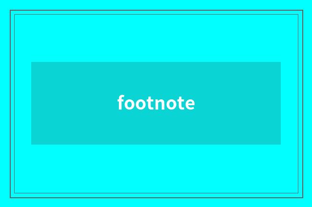 footnote