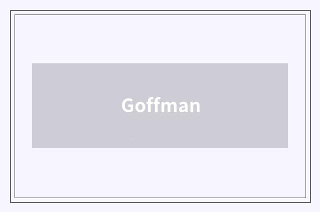 Goffman