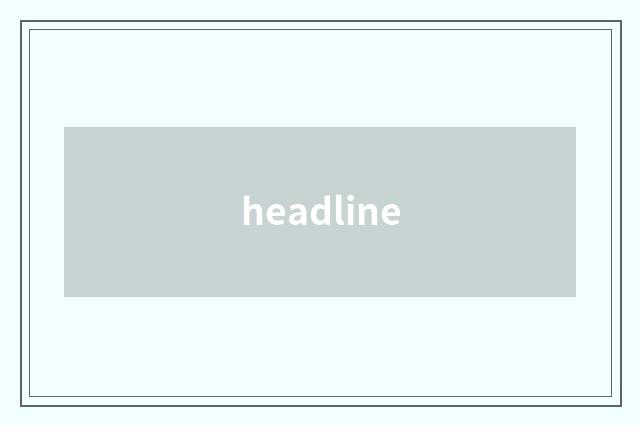 headline