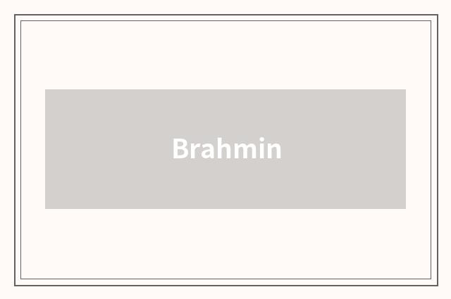 Brahmin