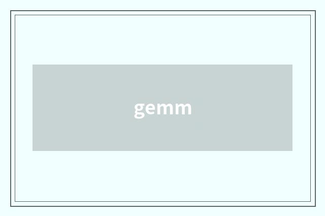 gemm