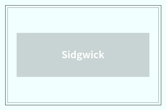 Sidgwick