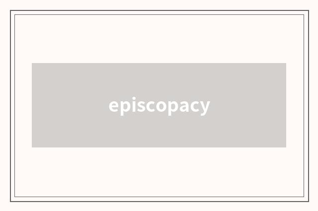 episcopacy