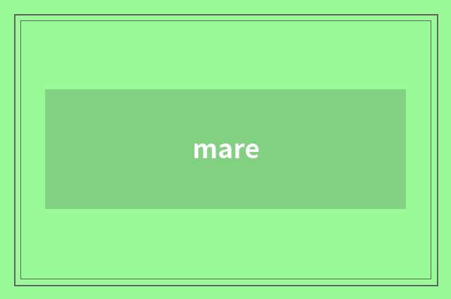 mare