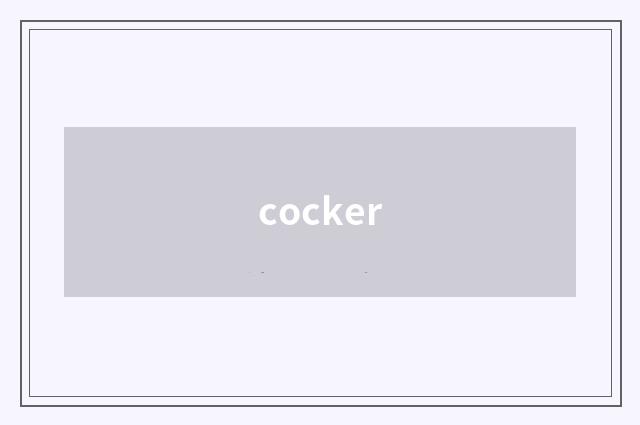 cocker